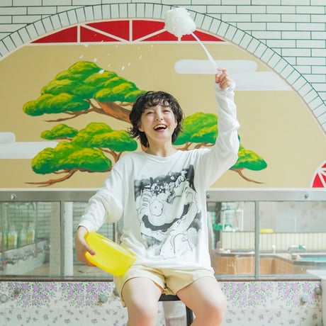 【サウナの梅湯】もこもこLong Tee
