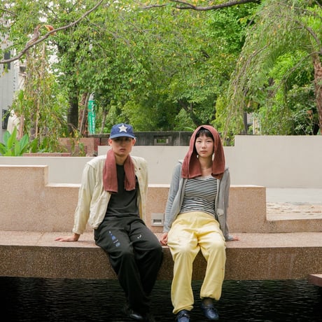 【サウナの梅湯】ｳメYU Sweatpants(black/yellow)