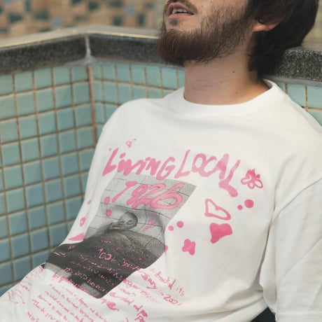 【鴨川湯】LiViNG LOCAL Tee (pink)