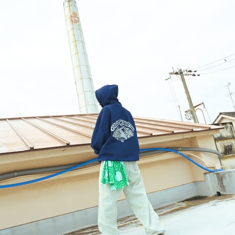 【扇温泉】湯気 LOGO HOODIE
