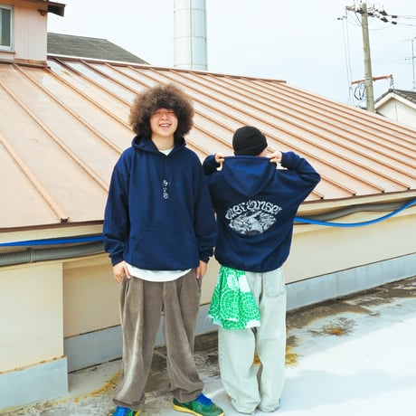 【扇温泉】湯気 LOGO HOODIE