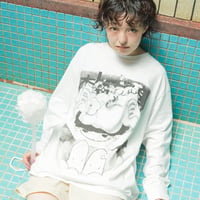 【サウナの梅湯】もこもこLong Tee