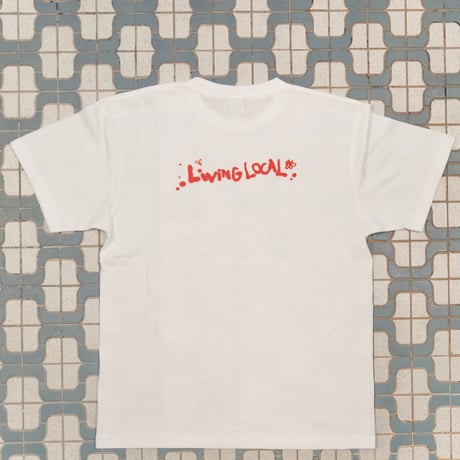 【鴨川湯】LiViNG LOCAL Tee (red×blue)