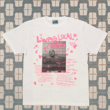 【鴨川湯】LiViNG LOCAL Tee (pink)