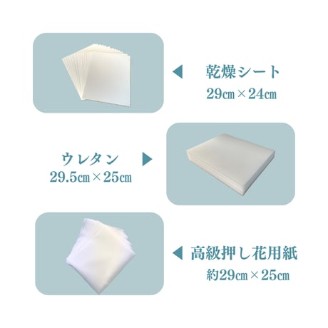 【電気押し花機 押し花制作キット】｜プロ仕様・厳選 資材セット｜自宅で簡単きれいに時短で押し花｜初心者～プロまで｜BLOOM　MAISON｜押し花花材・ハンドメイド