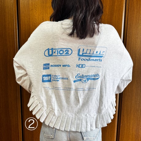 ギャザーTシャツ(ロンT)