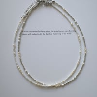 beads×pearl necklace