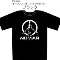 ピースガールTシャツ：ブラック・Lサイズ