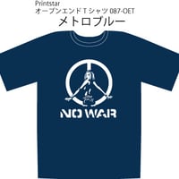 ピースガールTシャツ：メトロブルー・Lサイズ