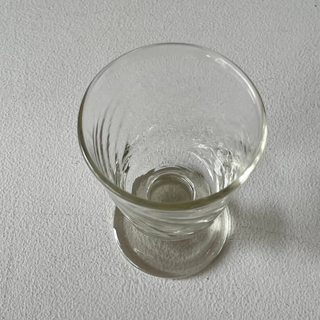 星耕硝子 短脚ワイングラス・角・モール