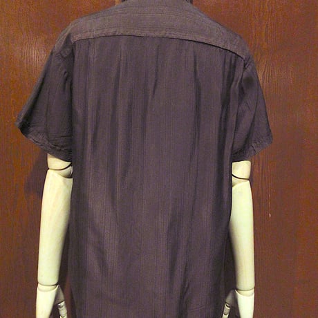 ビンテージ50's●Holly craft切り返しデザイン半袖ループカラーシャツsize S●260830m5-m-sssh-lpトップスメンズ古着