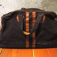 ビンテージ40's●POWER D.E. コットンキャンバスツールバッグ●261014j2-bag-hnd古着1940s鞄ステンシル入り