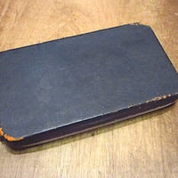 ビンテージ30's40's●レザートラベルケース黒●260929n4-bag-cltセカンドバッグクラッチバッグ革製ブラックファッション雑貨