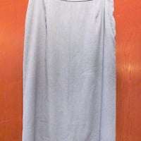 ビンテージ50's●サイドジップ付きウール台形スカートグレー実寸W72cm●260717m6-w-skt-w28ボトムスレディース古着