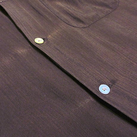 ビンテージ50's●Holly craft切り返しデザイン半袖ループカラーシャツsize S●260830m5-m-sssh-lpトップスメンズ古着