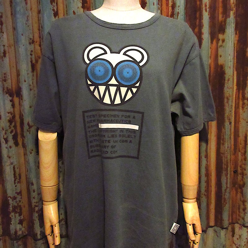 ビンテージ2000's○Radiohead Modified BearプリントTシャツsize