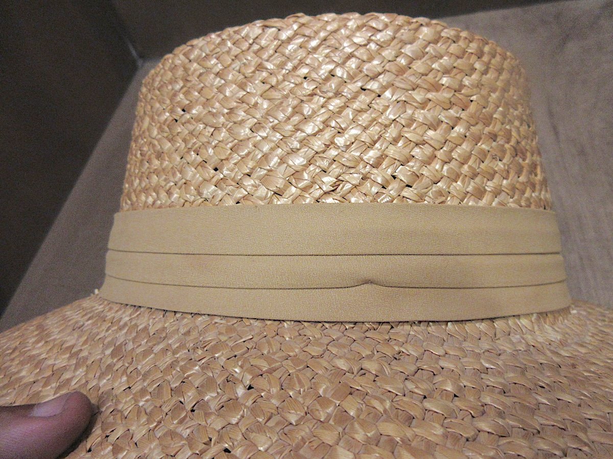 70’s ストローハット ビンテージ~70's○ストローハットsize XL○260722z4-m-ht-strメンズ麦