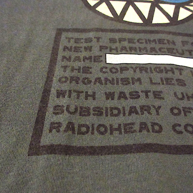 ビンテージ2000's○Radiohead Modified BearプリントTシャツsize