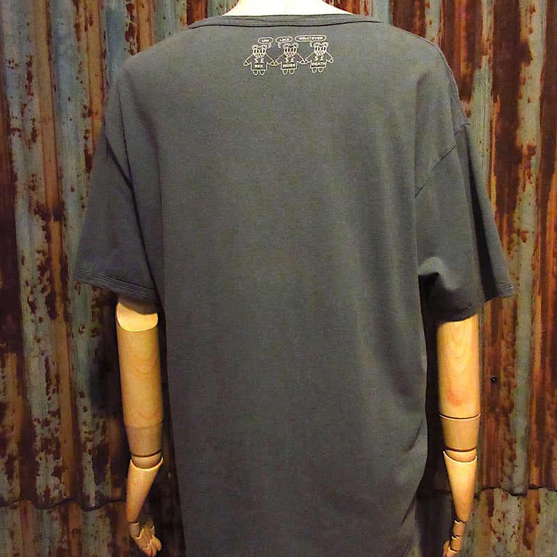 ビンテージ2000's○Radiohead Modified BearプリントTシャツsize