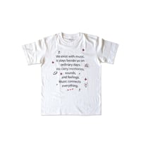 【受注生産】WofG music message Tee White