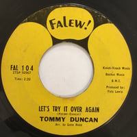 TOMMY DUNCAN / Let's Try It Over Again