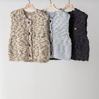 【YENN】HAND SLUB MIX VEST　11月上旬～中旬