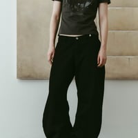 【Knuth Marf】draped denim pants(unisex)
