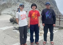 【YARI柄】and wander × 鈴木ともこ コラボTシャツ