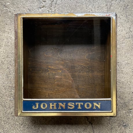 1930’s “JOHNSTON” ビスケット缶 ショーケース