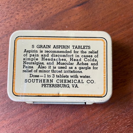 1940’s Spantan Brand タブレット缶