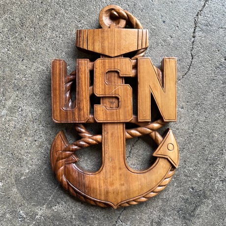 -1980’s USN 木製 ウォールデコ
