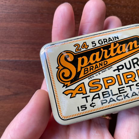 1940’s Spantan Brand タブレット缶