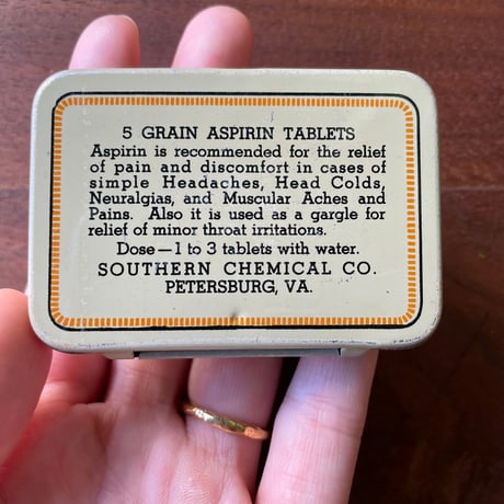 1940’s Spantan Brand タブレット缶