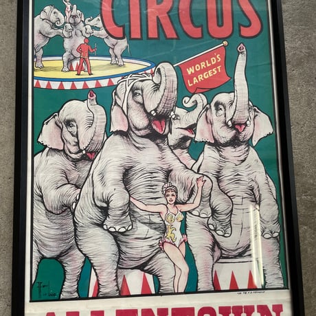 1950’s サーカス ポスター 額装