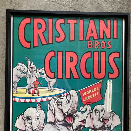 1950’s サーカス ポスター 額装