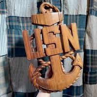 -1980’s USN 木製 ウォールデコ