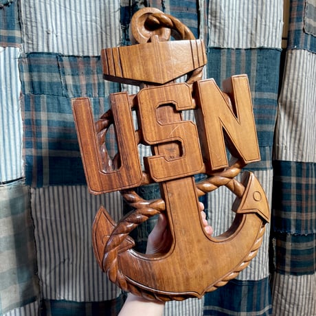 -1980’s USN 木製 ウォールデコ