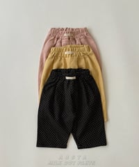 31[予約]Aosta milk dot pants