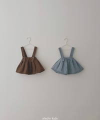 17[予約]aladin pleated suspender skirt
