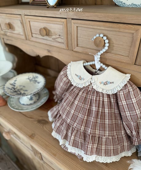 47[予約]marron chapel suit(6-18m)