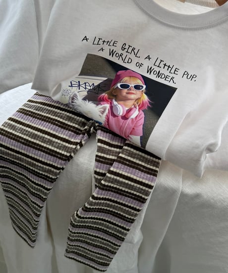 4[予約]nightbebe little girl long sleeve tee