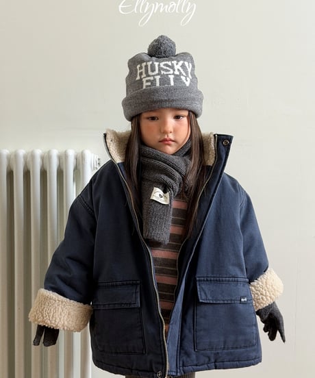 106[予約]ELLYMOLLY husky bell beanie