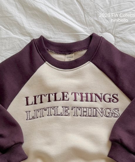 20[予約]ninibello little bear raglan mtm