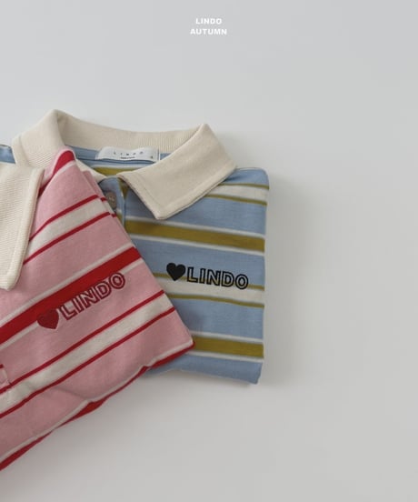 10[予約]LINDO embroidered polo shirt
