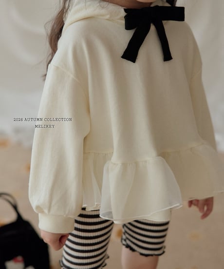 20[予約]melikey chacha frill hoodie