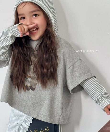 8[予約]poisson striped hoodie