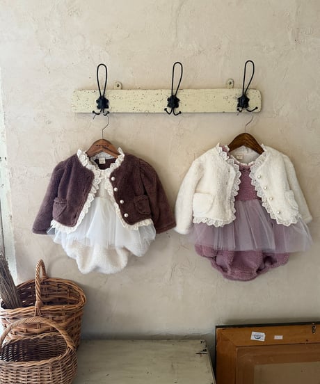 1[予約]marron laura fur jacket(XS-L)