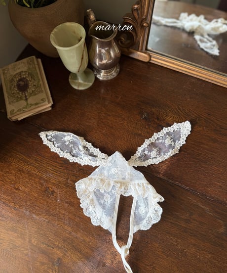 60[予約]marron rabbit headband