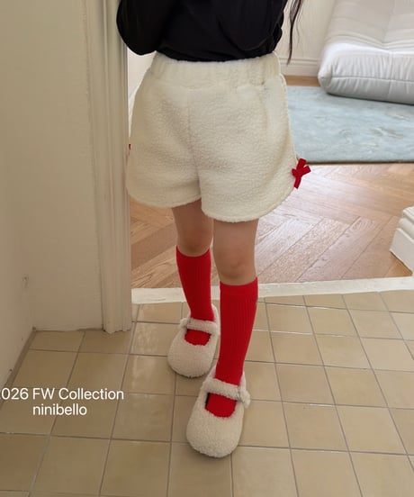 18[予約]ninibello meringue ribbon pants(12m-2XL)