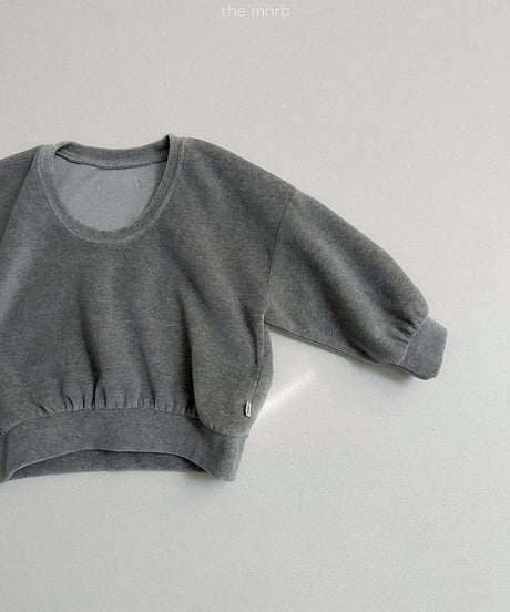 20[予約]minirobe velour neck mtm